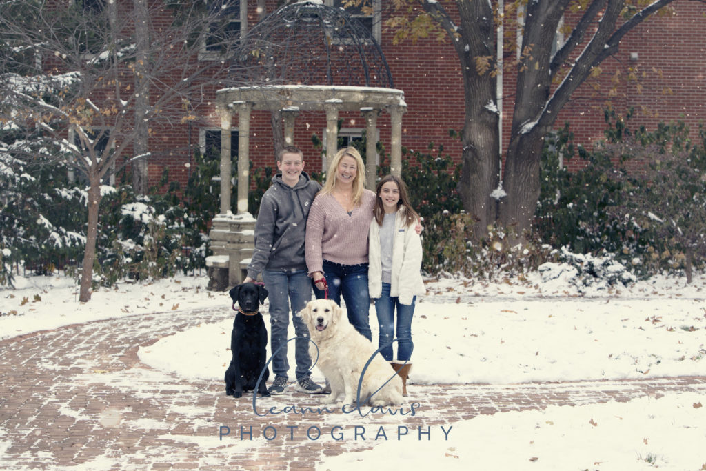 Winter Family Photo Session Lincoln NE